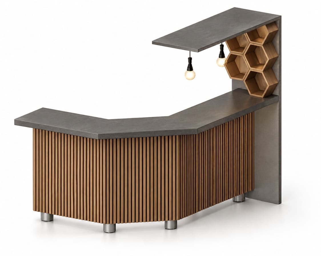 Corner Bar with Sink
