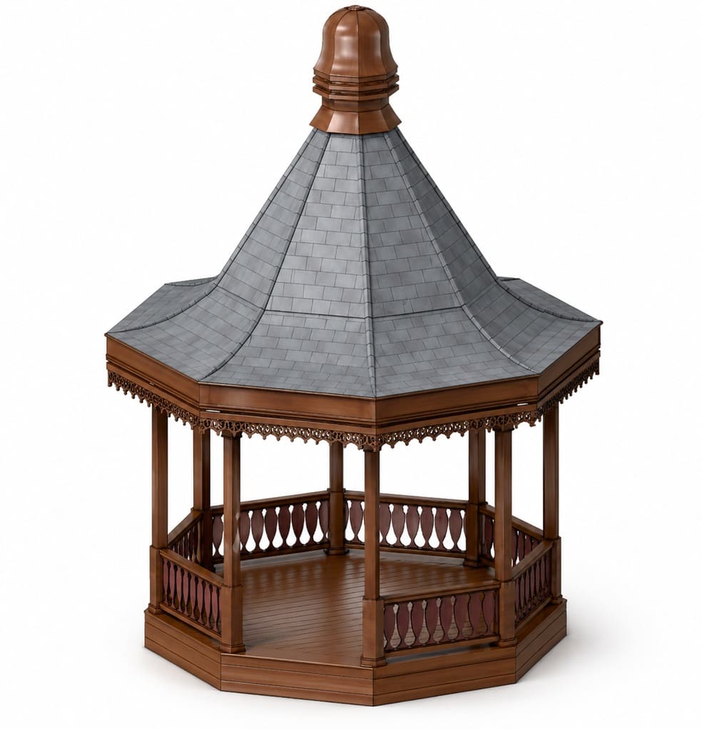Malay-Style Octagonal Gazebo