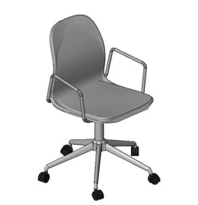 Office chair modern swivel with casters