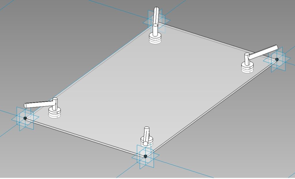 Spider-Fixed Glass Curtain Panel In Revit | Free Download! (560.00 KB ...