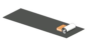 Yoga Mat with Cork Block and Towel