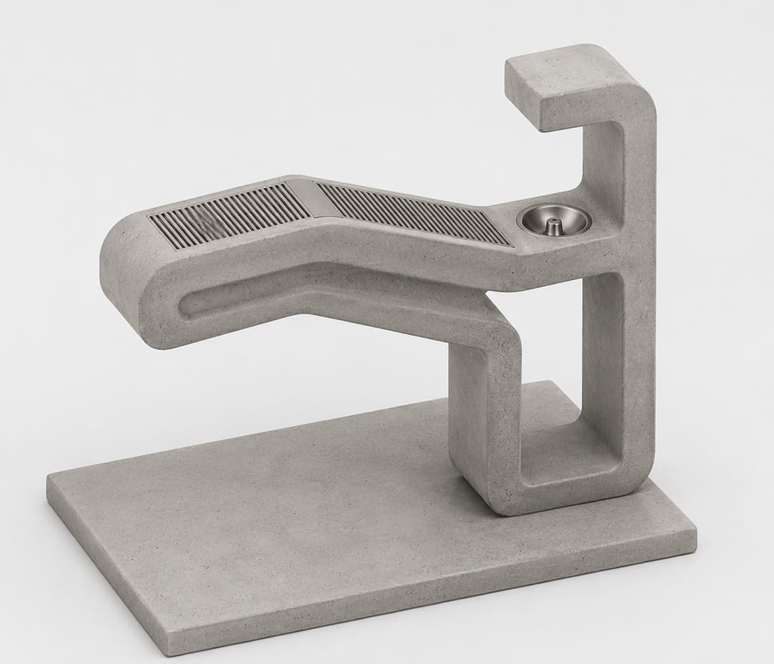 Drinking fountain accessible