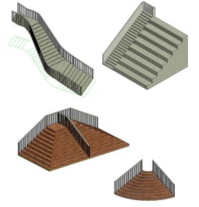 Staircases with detailed railings 13 Staircases with detailed railings