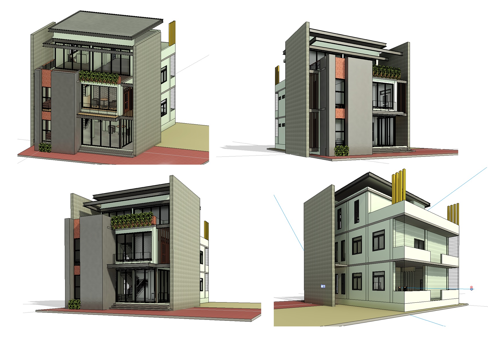 Multi-story house modern urban design 1 multi-story house