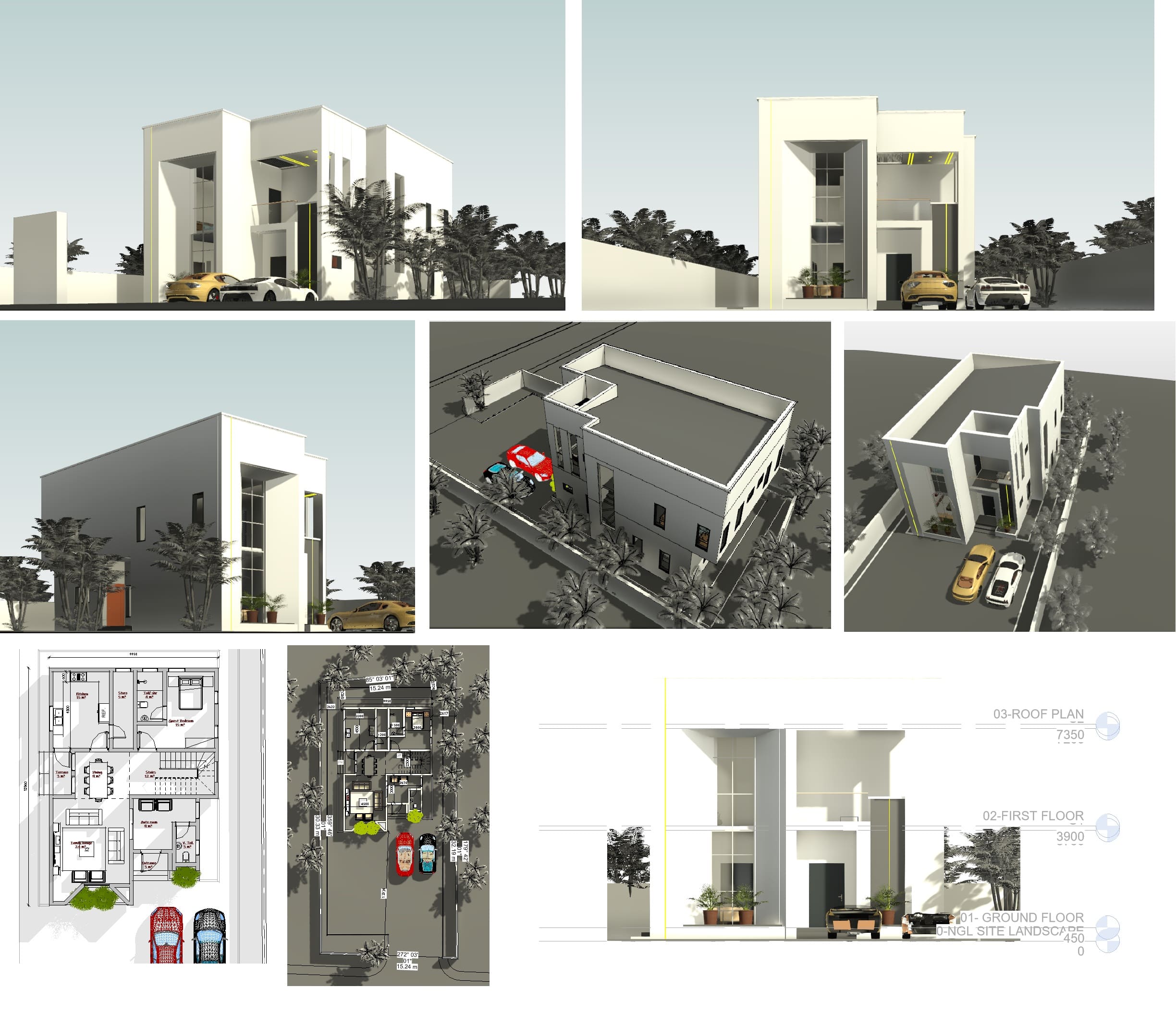 4-bedroom maisonette with modern facade