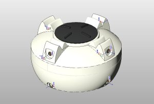 Antibacterial tank with 2 parametric sizes