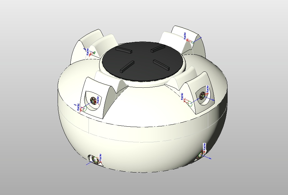 Antibacterial tank with 2 parametric sizes 1 Antibacterial tank with 2 parametric sizes