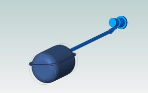 Float valve with high-quality ABS rod