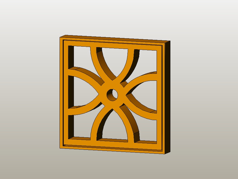 Jali brick panel