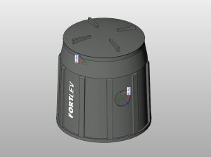 Sludge drying bed with detailed lid