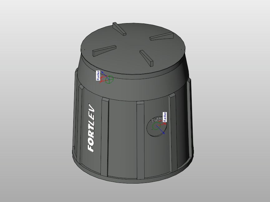 Sludge drying bed with detailed lid
