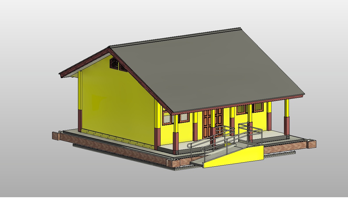 library building Revit project