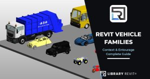 Revit vehicle families guide: cars, buses and entourage for urban context