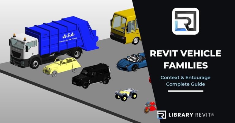 Revit Vehicle Families: The Complete Guide to Urban Context and Entourage 28 Revit vehicle families guide: cars, buses and entourage for urban context