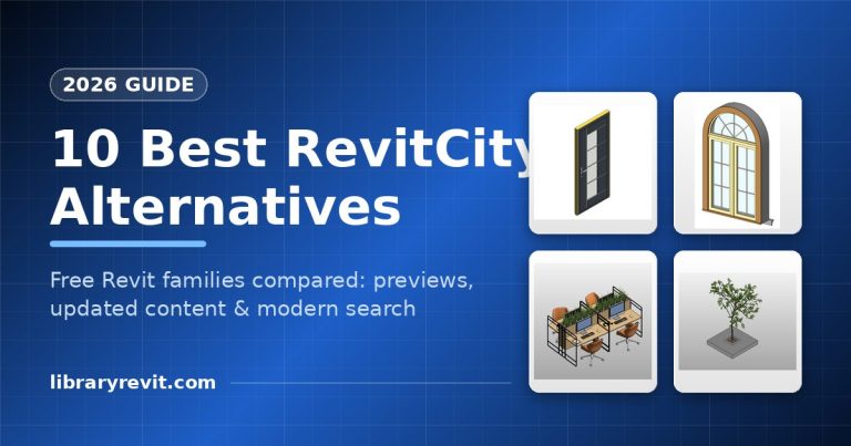 10 Best RevitCity Alternatives for Free Revit Families (2026) 18 Best RevitCity alternatives for free Revit families comparison