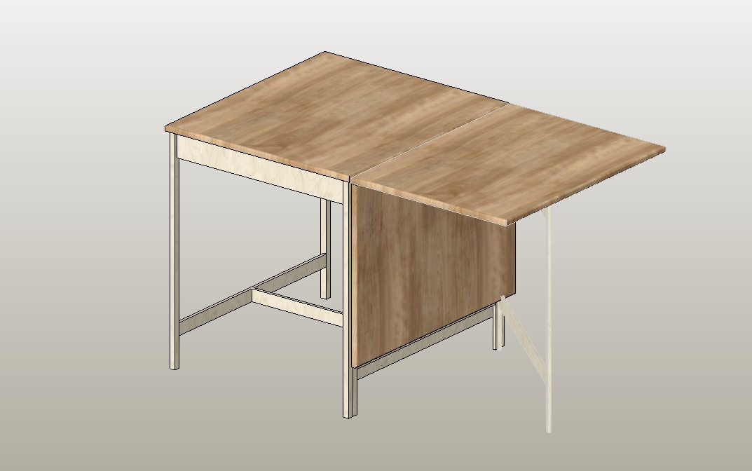 Ikea PINNTORP Gateleg Table