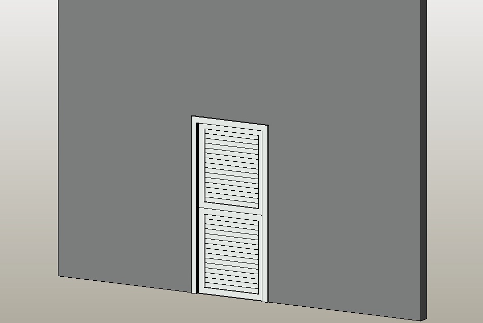 Entrance door half