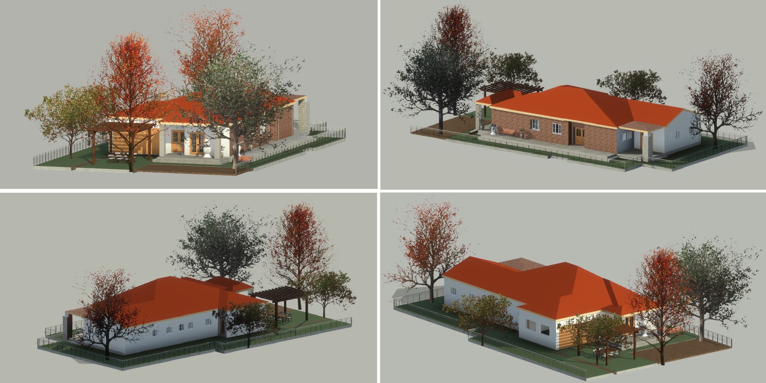 Modern House With Detailed Site Plan In Revit | Free Download ...