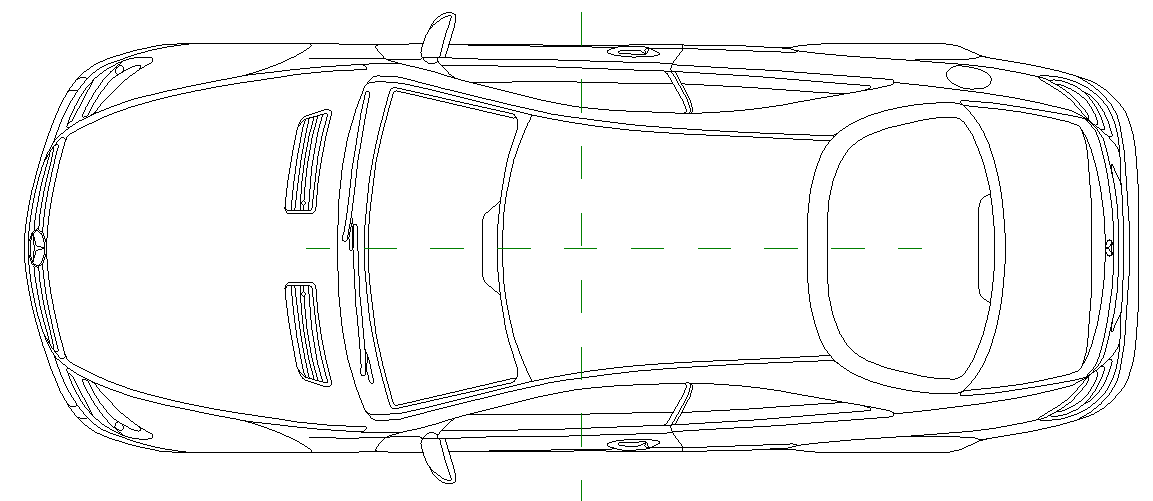 CAR Mercedes CL 500 TOP View Detail Component Familiy 10869