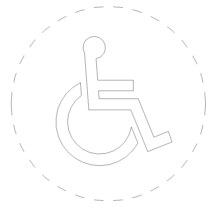 wheel-chair-circle-in-revit-library-revit