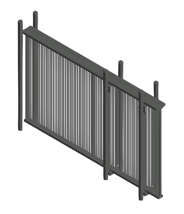 Gate - Rolling Steel Louverd 7222