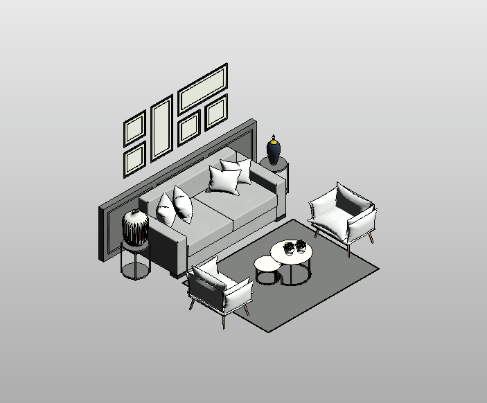 Modern Living Room Setup