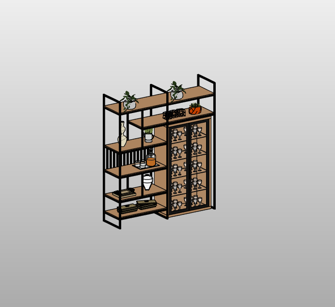 Stylish Storage Shelving Unit