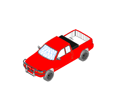 Red Pickup Truck