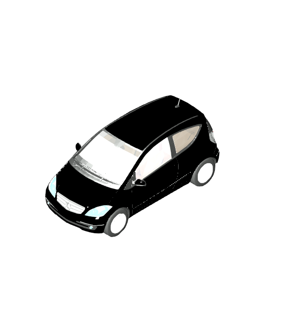 Compact Black Vehicle