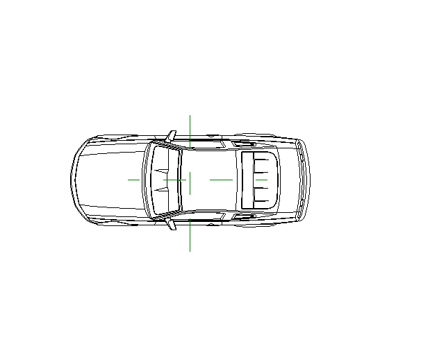 Top View Drawing of a Car
