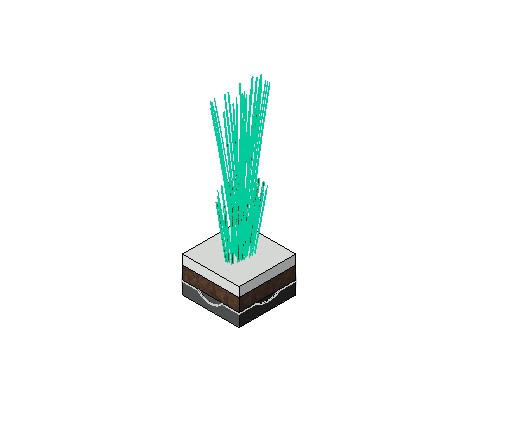 Square Planter with Greenery