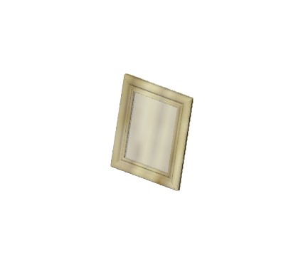 Gold Rectangular Mirror