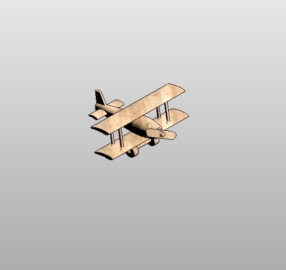 Wooden Plane Toy