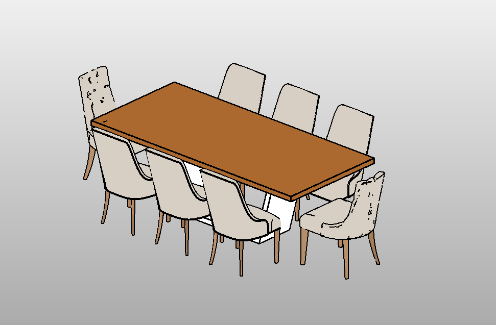 Dining Table Set for 6