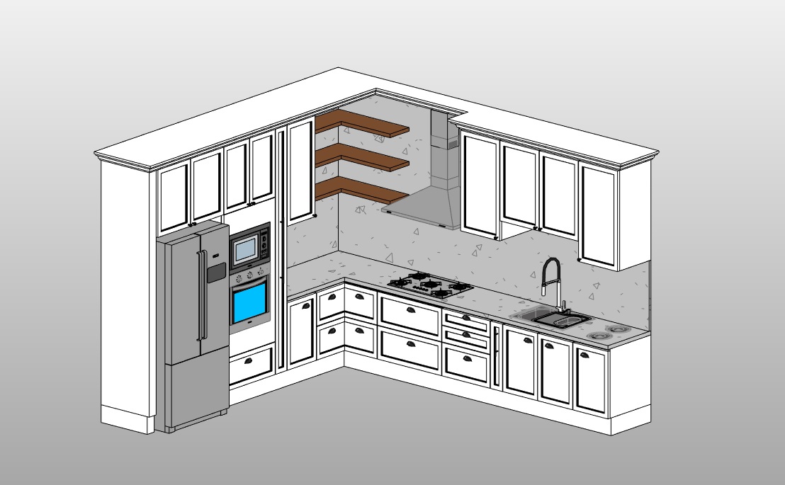 L-Shaped Kitchen Design