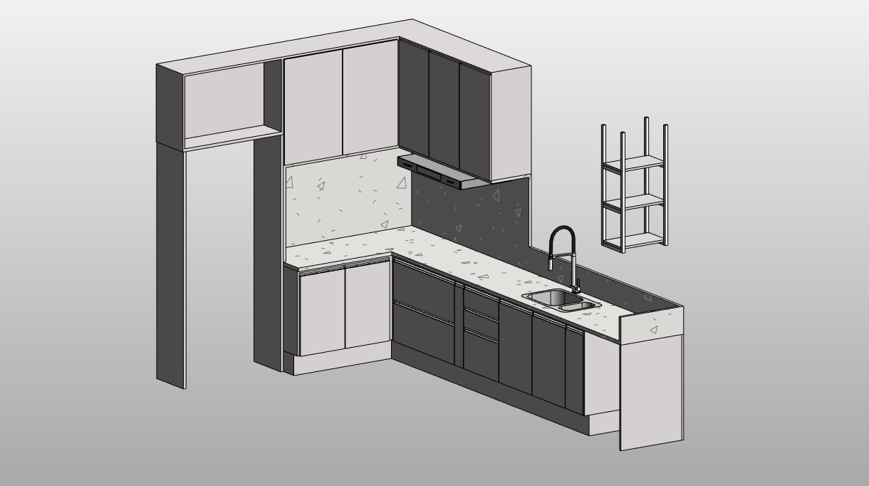 Bathroom Vanity with Wall-Mounted Faucet