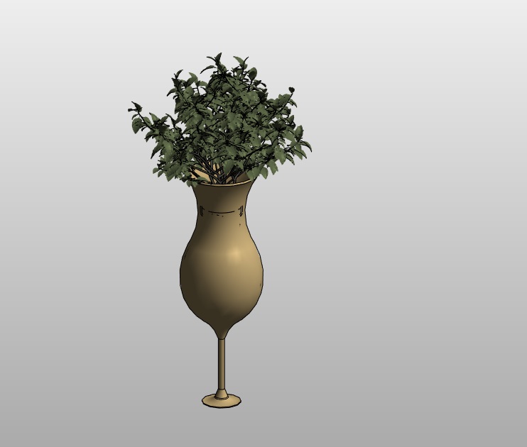 Decorative Bronze Vase