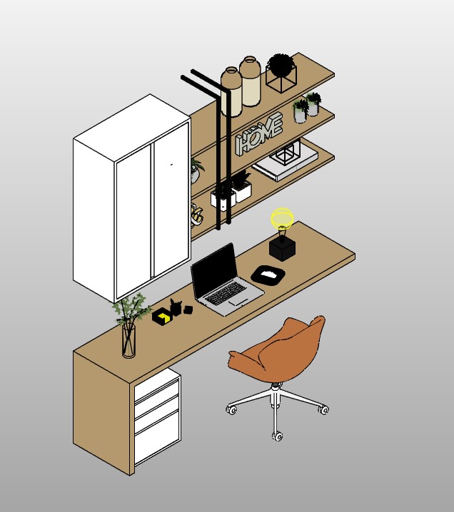 Compact Office Desk