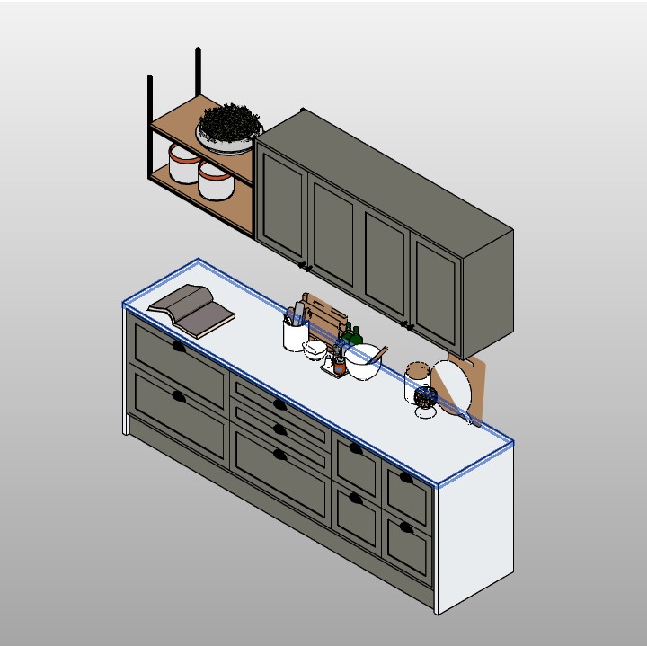 Modern Kitchen Island Set