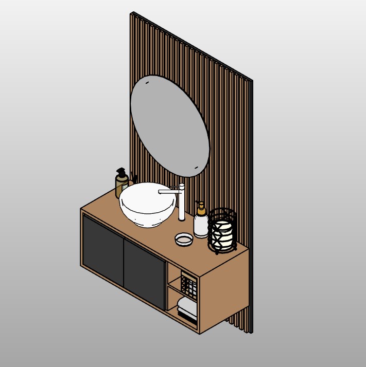 Modern Bathroom Vanity Set