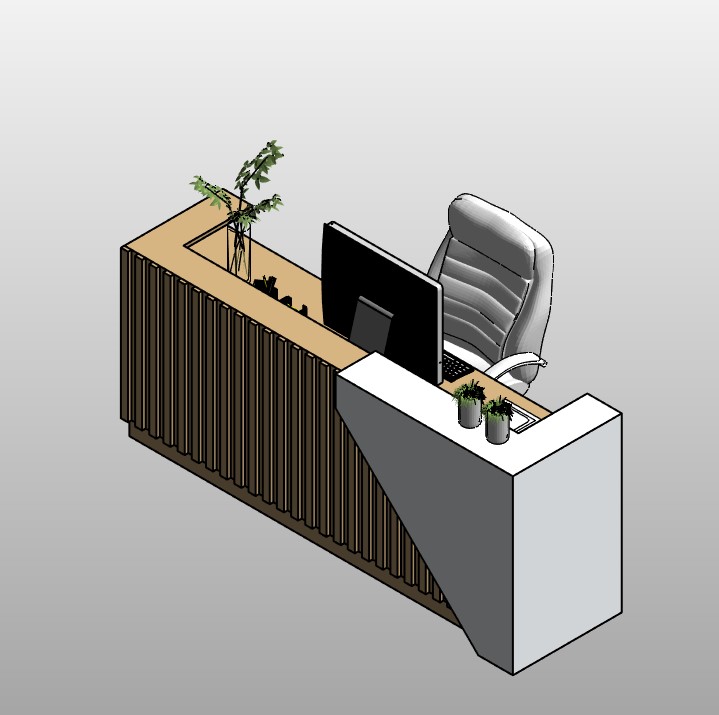 Office Desk with Storage