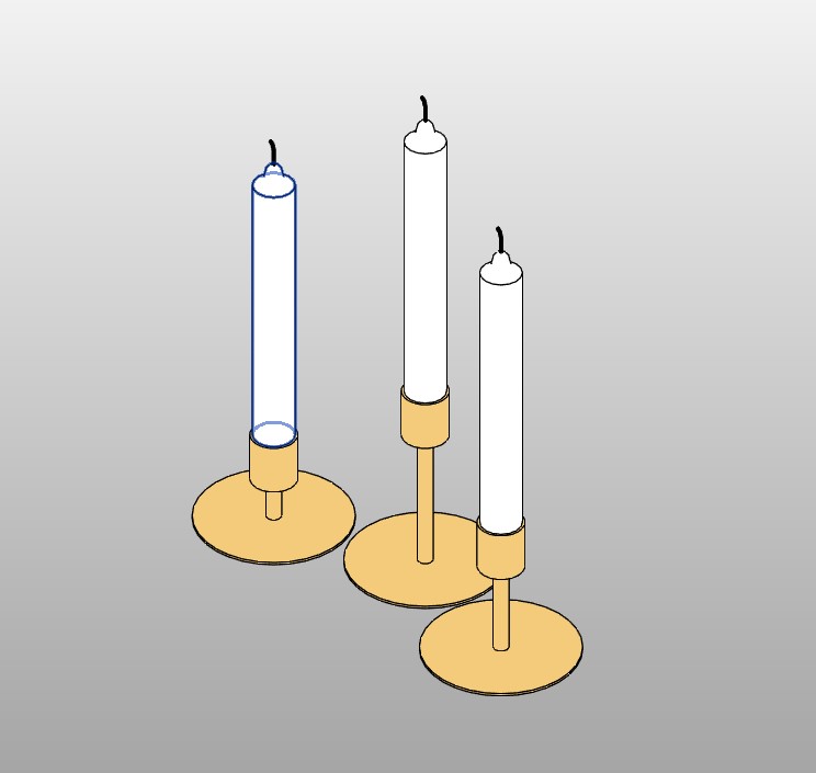 Candle Holders Set