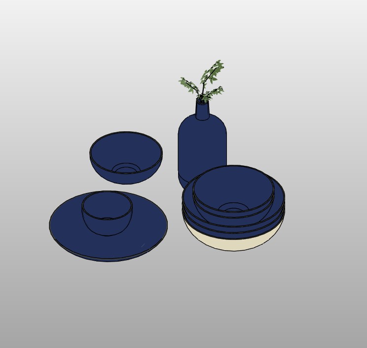 Ceramic Decor Set