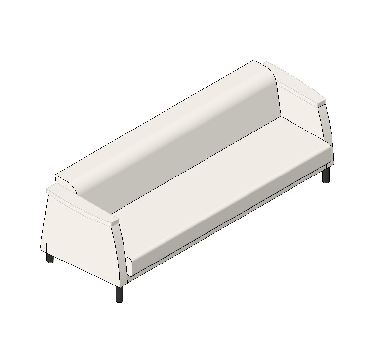 Three-Seat Banquette Sofa