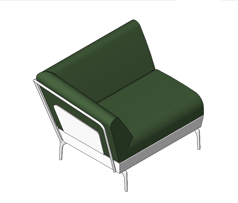 Right Green Sofa Unit