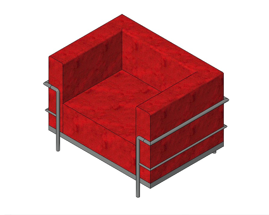 Red Design Sofa