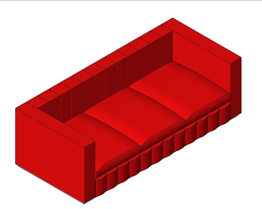 Red Sieve Sofa