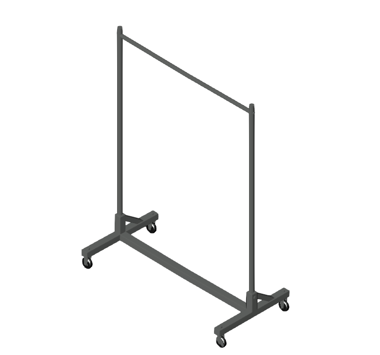 Garment Rack on Wheels