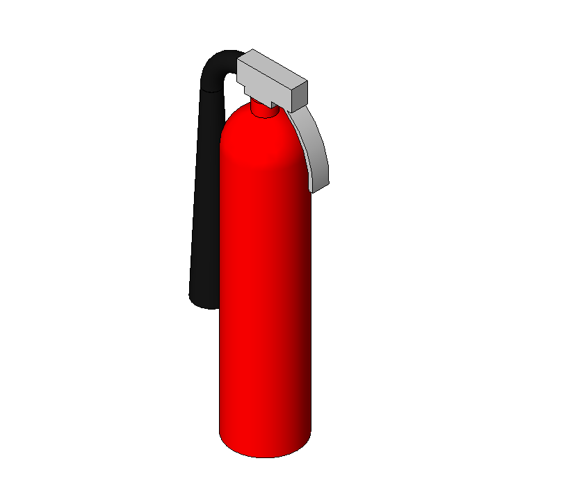 Red Fire Extinguisher