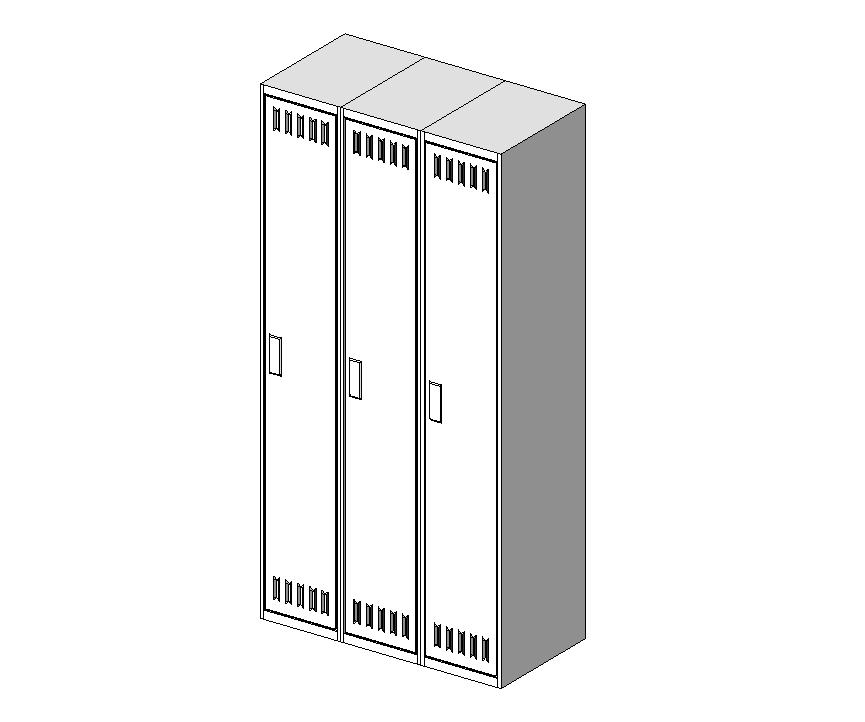 Wide Multi-Compartment Locker